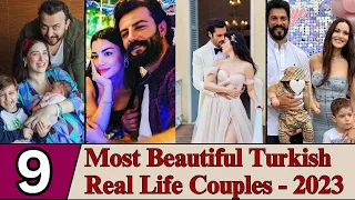 Top 9 Turkish Couples Who Married Their Co-stars || Most Beautiful Turkish Real-Life Couples 2023