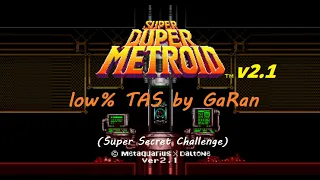 Super Duper Metroid low% Tool-Assisted Speed run