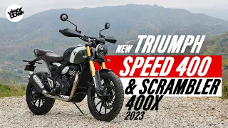 Triumph Speed 400 and Scrambler 400X - A first look review of the new lightweight Triumphs