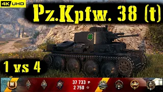 World of Tanks Pz.Kpfw. 38 (t) Replay - 13 Kills 1.4K DMG(Patch 1.4.0)