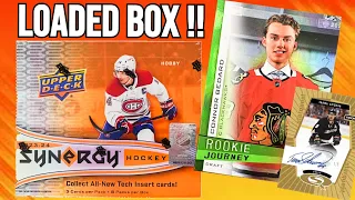 BEDARD HIT !! 2023-24 Upper Deck Synergy Hockey Hobby Box Opening !!