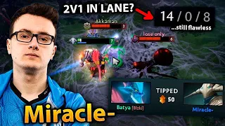 MIRACLE absolutely DOMINATES the Safelane with Sven PERFECT Game