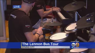 Lennon Bus Tour Rolls Through CBS Studio Lot