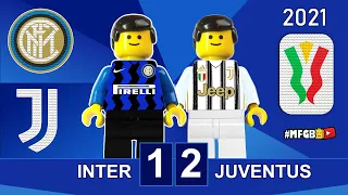 Inter vs Juventus 1-2 • Coppa Italia 2021 Lego • Gol e Sintesi Inter Juve • All Goals Highlights