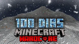 ⚪ SOBREVIVÍ 100 Días EN EL MONTE EVEREST en Minecraft HARDCORE y paso esto...