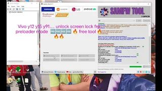 Vivo y12 y15 y91... screen lock frp 🔐 unlock preloader mode 🆓🆓 free tool 🔥🔥🔥🔥