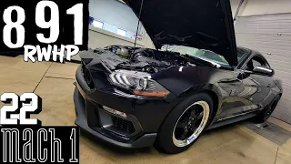 2022 Mustang Mach 1 Whipple Supercharger (890 RWHP DYNO) E85 AND SIMPLE MODS AUTOMATIC