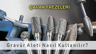 Gravür Aleti Dersleri #4 -  Çapak frezeleri ve Freze tipleri