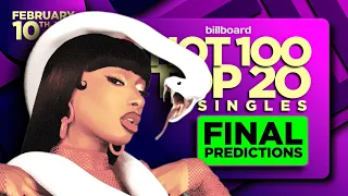 FINAL PREDICTIONS | Billboard Hot 100, Top 20 Singles | February 10th, 2024