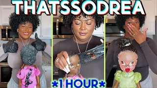 *1 HOUR* That's So Drea Tik Tok ASMR Tiana Doll Hairstyle - Best @thatssoodrea Asmr Tik Toks 2024