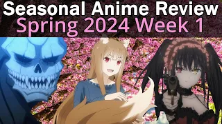 WATCHING EVERY SPRING ANIME | Seasonal Anime Review: Spring 2024 Week 1