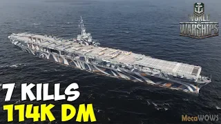 World of WarShips | Ranger | 7 KILLS | 114K Damage - Replay Gameplay 4K 60 fps