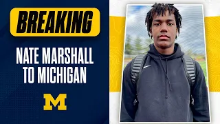 Sherrone Moore & Michigan Football land BIG commitment from 4-star DL Nate Marshall I Wolverines