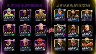 WWE MAYHEM 5 Star Superstar Vs 4 Star Superstar DYNAMIC MOVES