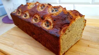 Verschwenden sie keine bananen. Kein Kneten, Superweiches und gesundes Brot. Bananenbrot backen