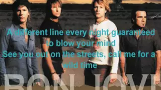 Bon Jovi - Runaway with Lyrics