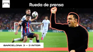 Xavi toma responsabilidad ante los errores defensivos del Barcelona | Champions Leaguev