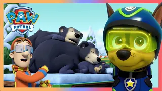 Семейството мечки заспива в града!  - PAW Patrol Bulgarian - карикатури за деца