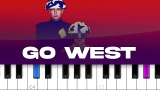 Pet Shop Boys - Go West  (piano tutorial)