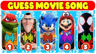 Guess The Movie By Song | Super Mario Bros, One Piece Netflix,  Sonic, spider Man, Ninja turtles #6