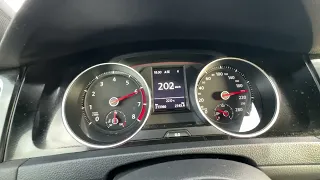 Vw Golf 7 GTI remap acceleration 100-200km/h