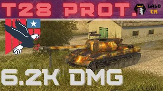 😎🔥 T28 Prototype ft. bulletguy02 WoT Blitz • 6.2K DMG • 6 Kills