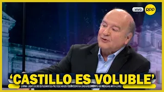 Hernando de Soto: “Pedro Castillo no va a renunciar, hay que sacarlo”