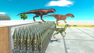 Stairs With Spikes Challenge - Animal Revolt Battle Simulator