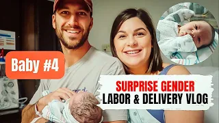 LABOR AND DELIVERY VLOG 2023 | BABY #4 SURPRISE GENDER BIRTH VLOG | THE SIMPLIFIED SAVER