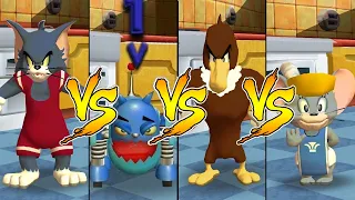 Tom and Jerry in War of the Whiskers Robot Cat Vs Tom Vs Eagle Vs Nibbles (Master Difficulty)