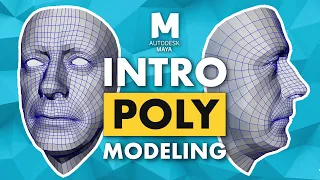 Introduction to Poly Modeling in Maya - 3D Tutorial