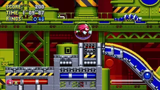 Sonic Mania : Chemical Plant Act 2 - Skip with Knuckles -