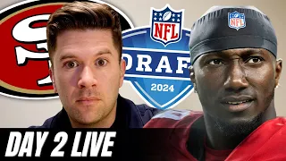DAY 2 LIVE | 49ers Picking? | Deebo Trade?