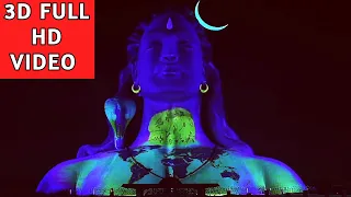 Adiyogi 3D Light Show at Sadhguru MahaShivratri 2021