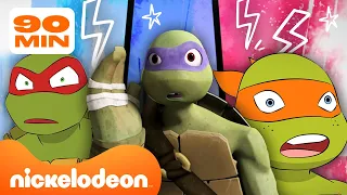 TMNT: Las Tortugas Ninja | ¡90 MINUTOS de los mejores momentos de las Tortugas Ninja! | Nickelodeon