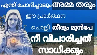 വിശ്വസിച്ചുകൊണ്ട് ഒരു ആവശ്യം അമ്മയോട് ചോദിക്കുക, Ente Amma, Marian miracle prayer