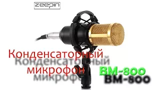 Обзор и тест: ZEEPIN BM-800 - Китайское чудо звукозаписи, Студийный конденсаторный микрофон