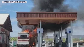 Black Canyon City gas pump goes up in flames
