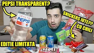 TASTE TEST cu dulciuri din AMERICA !! (ROMANIAN TASTE AMERICAN CANDY)