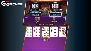 Unbelievable Hero Fold at $10,000 Buy-in Poker Tournament