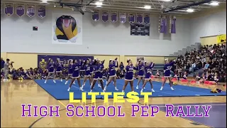 The LITTEST High School Pep Rally 2022 + School Vlog + Rival Football Game