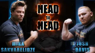 MIKA SAKVARELIDZE Vs. JOSH DAVIS - PRE MATCH ‘HEAD TO HEAD’ - ARM WARS ‘IRON HOUSE III’