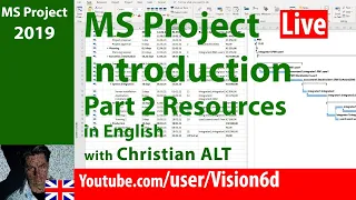 Ms Project 2019 ● Introduction to Microsoft Project ● #2 Resources