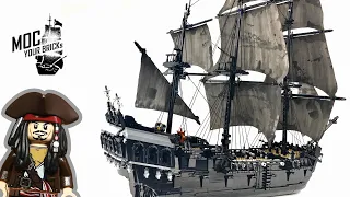 Lego pirate ship MOC : Black Pearl. Speed Build