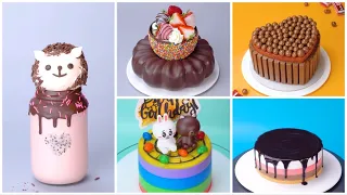 Top 23 Birthday Cake Decorating Ideas | Cool Cake Decorating Videos | Most Satisfying Colorful Cake