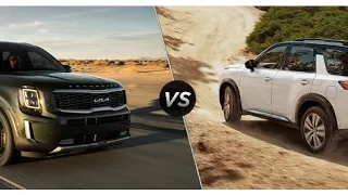 2023 Nissan Pathfinder vs.  2023 Kia Telluride.....let's go for a ride.