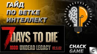 Гайд по ветке интеллекта. 7 Days To Die ( Мод Undead Legacy )