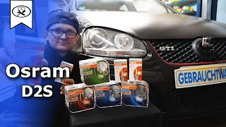 Osram D2S Xenon Test Brenner Vergleich | Xenon light comparison | VitjaWolf | Tutorial | HD