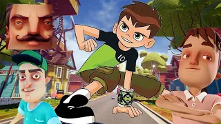 Hello Neighbor - My New Neighbor Ben Tennyson Ben 10 Final History Gameplay Walkthrough