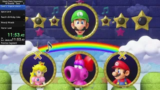 Mario Party Superstars Speedrun [All boards, Easy, 2:40:29]